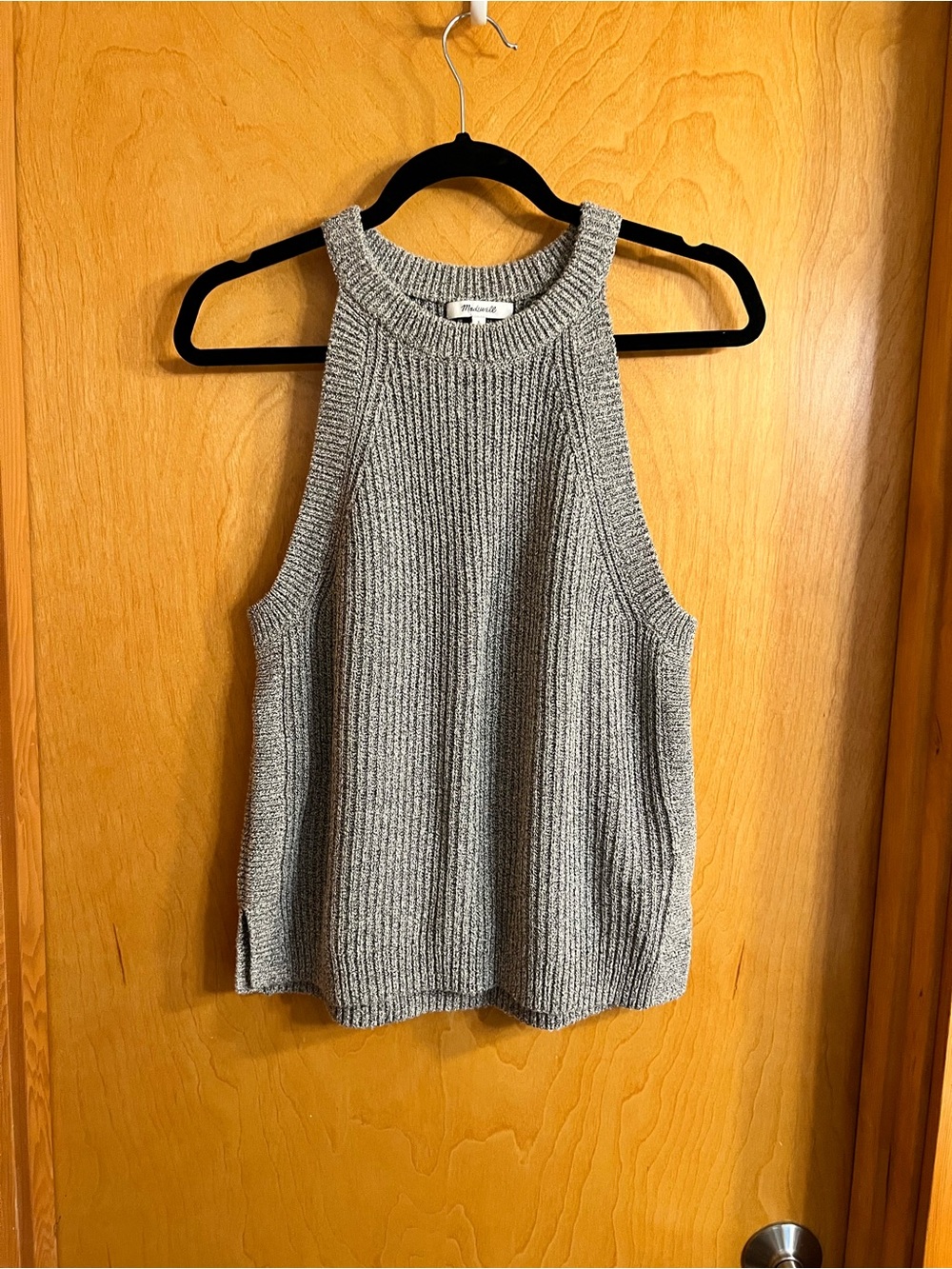 🤎 Madewell Halter Crop Sweater NWOT - Large